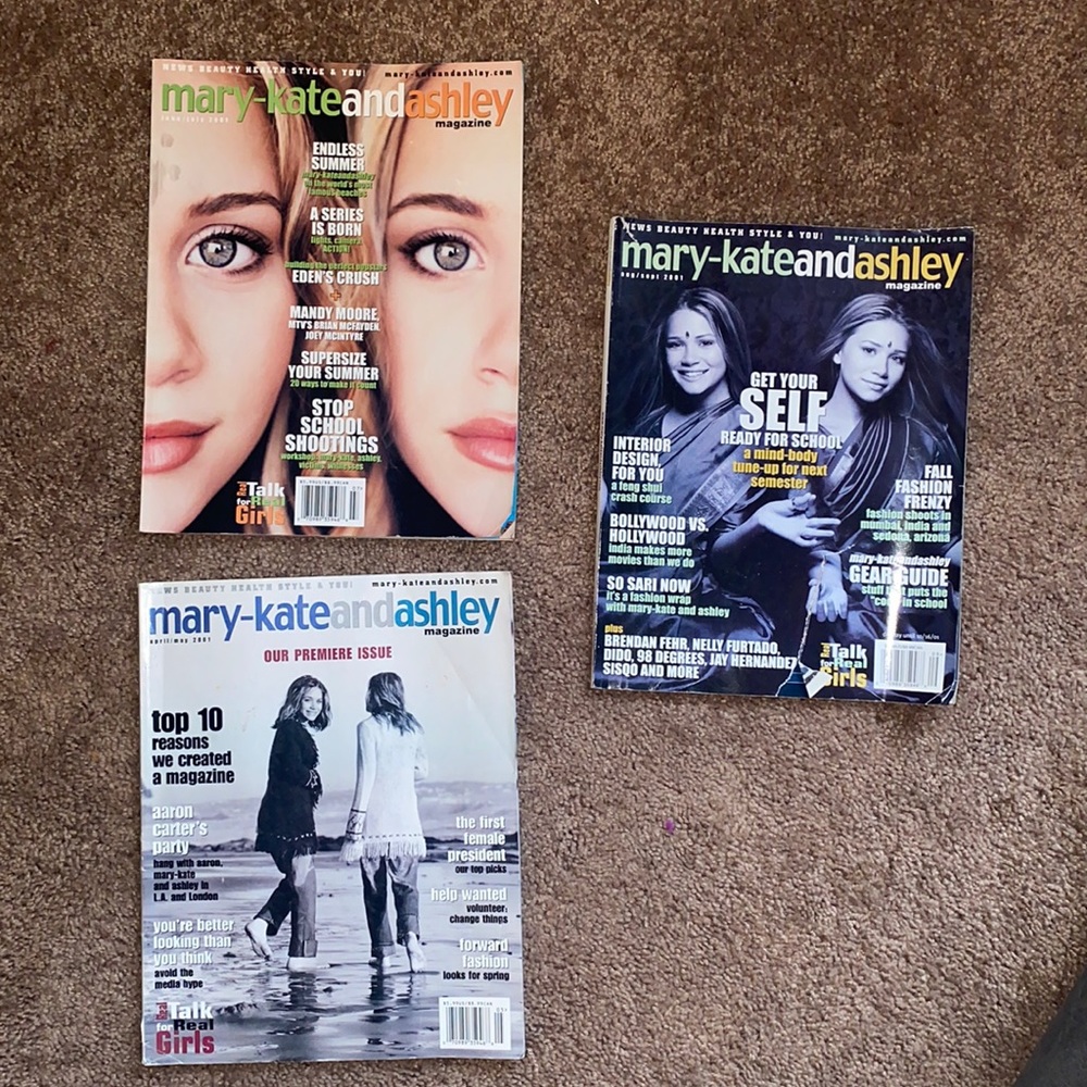 Mary-Kate and Ashley Magazine set of 3